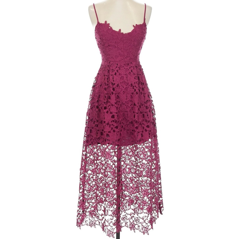 Astr The Label Pink High Low Cocktail Sundress